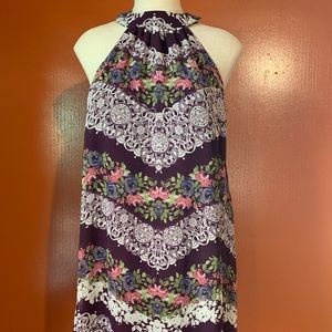 Blue Rain Free Flow Dress